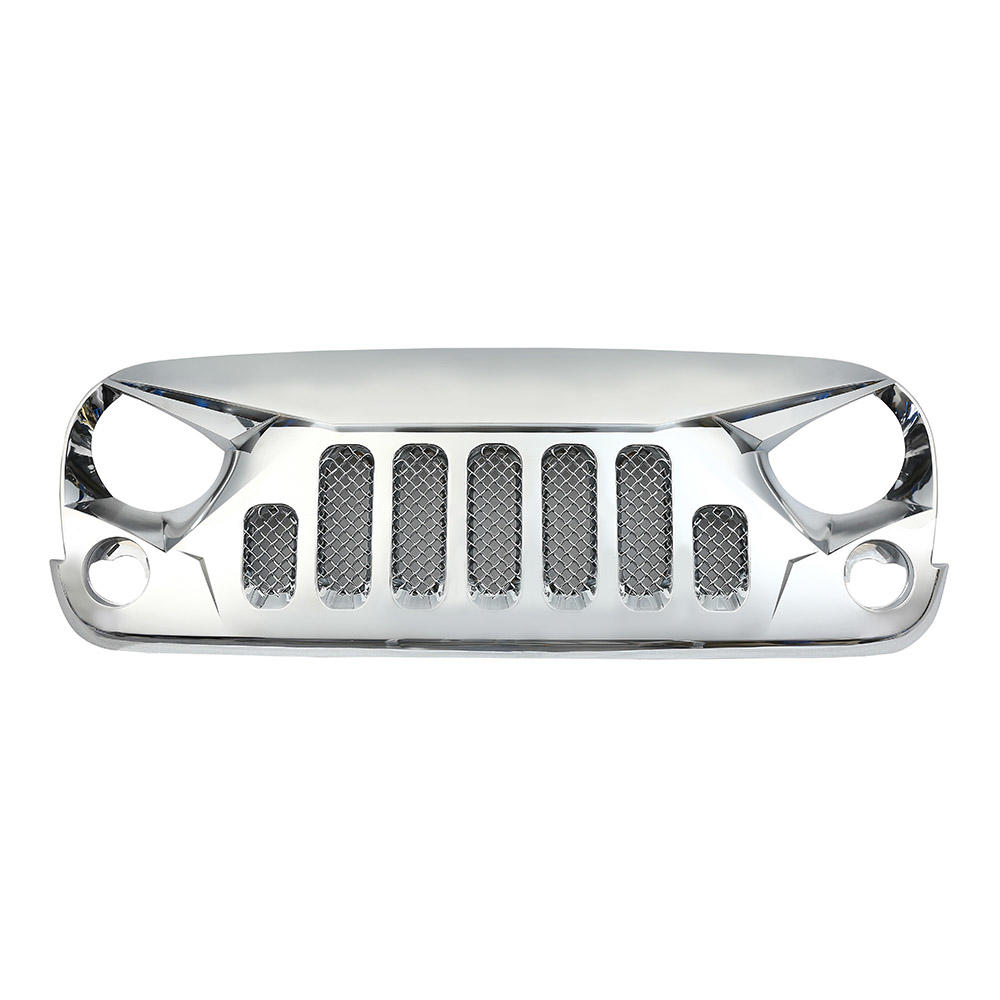 2009-2016 Jeep Wrangler Full Chrome Plating Grille Angry Bird Version